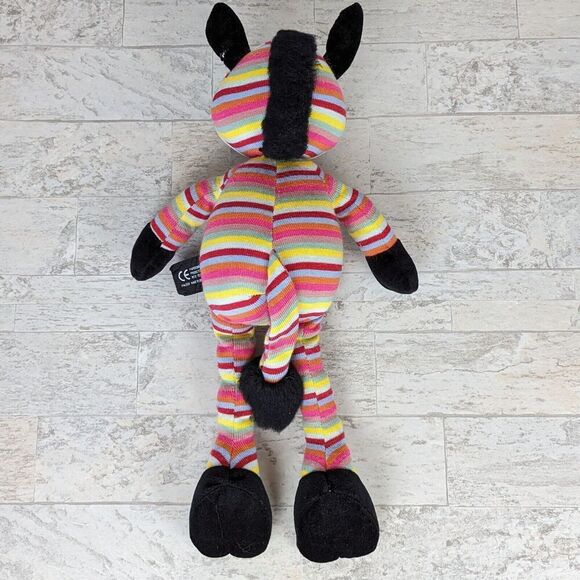 Paperchase Horse Zebra Striped 19" Plush Toy Stuffed Animal - Picture 8 of 8